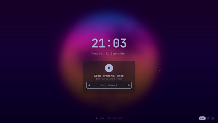 The Greeting Card design with sleep, restart and shut down buttons, Sleep asking for confirmation.